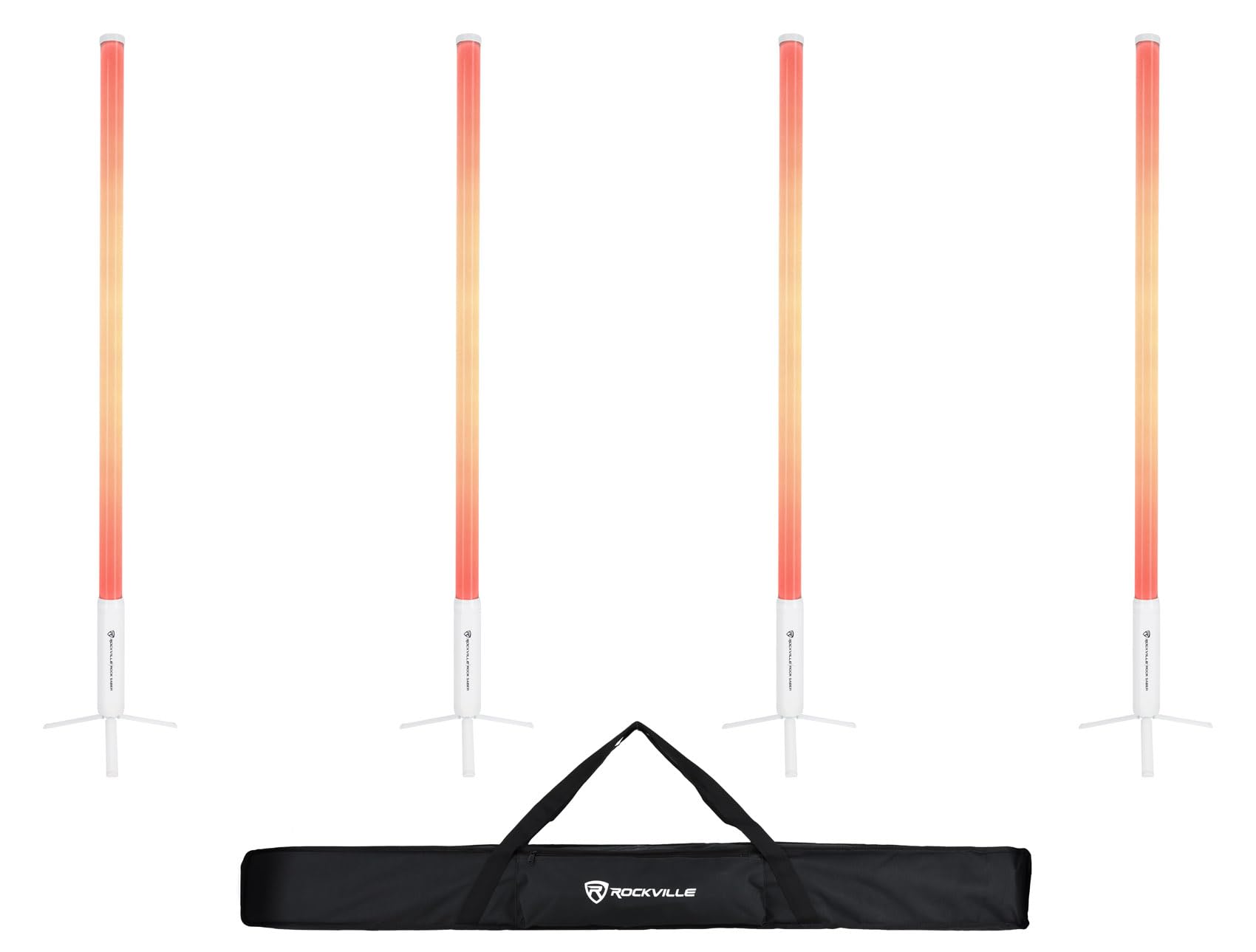 Amazon.com: Rockville 4X Rock Saber White Wireless DMX DJ Tube
